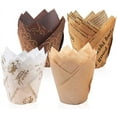 thumbnail image 1 of Estuches para magdalenas: estuches de papel para muffins y magdalenas, estuches para hornear, moldes para cajas de papel para muffins, estuches para decoración de magdalenas (200 unidades por paquete), 1 of 5