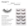 thumbnail image 2 of 5piar3d Lashes Natural Thick False Fake Eyelashes Eye Lashes Makeup Extensions, 2 of 5