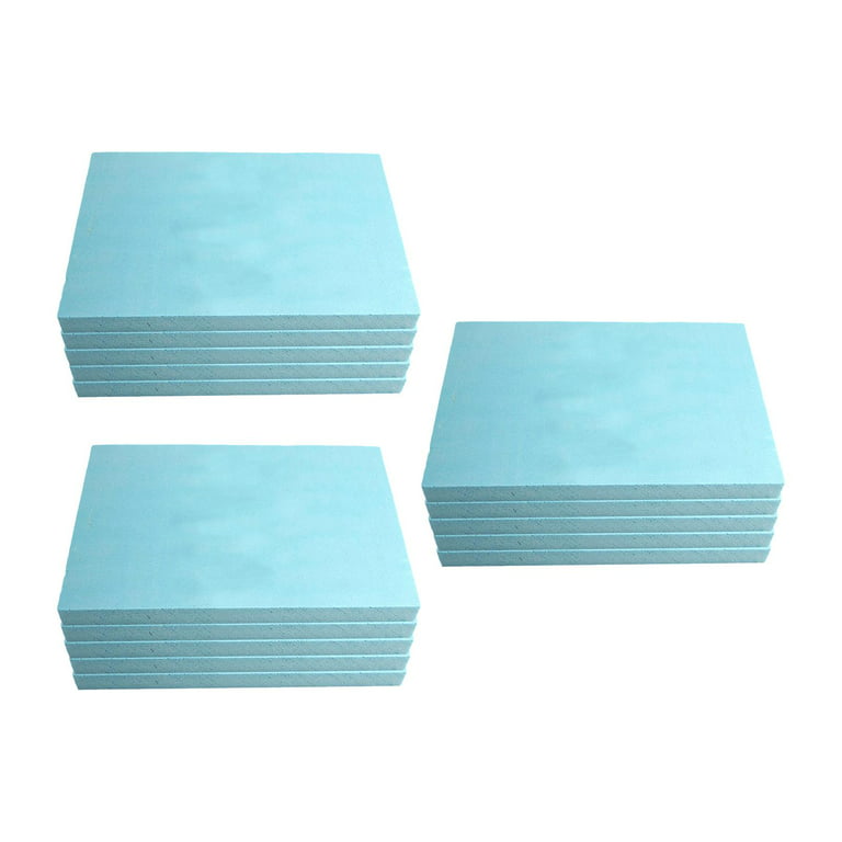 15 High Density Rectangular Foam Boards for Crafts, Sculpting, Engraving,  Projects, Arts, Materials, Dioramas, Buildings