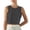 Black, variant on JULMCOMO Tank Tops for Women Crew Neck Workout Athletic Summer Cropped Tank Tops Sleeveless Breathable Gym Yoga Shirts Red One Size
