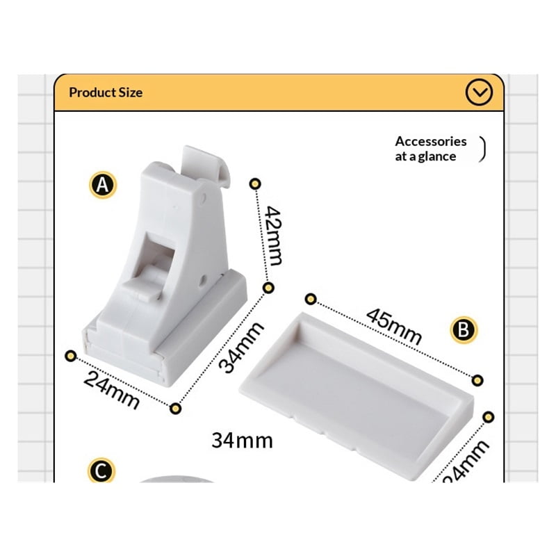 Adhesive Magnetic Cabinet Locks for Babies,Adhesive for Cabinets & Drawers for Protection (8 Locks and 2 Keys)