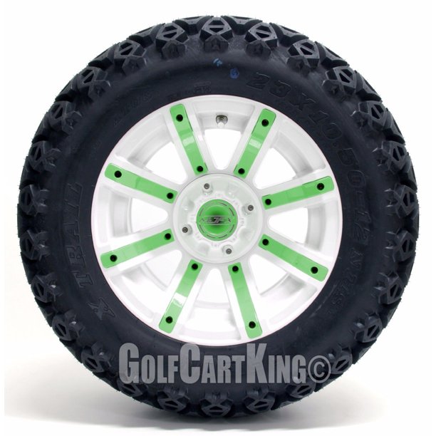 Golf Cart Wheels and Tires Combo 14" Avenger (Choose a Color) Set