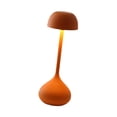 thumbnail image 4 of Lámpara de mesa Salvador Lámpara de escritorio de metal Portátil con interruptor táctil recargable Naranja 11 cm x 30 cm, 4 of 10
