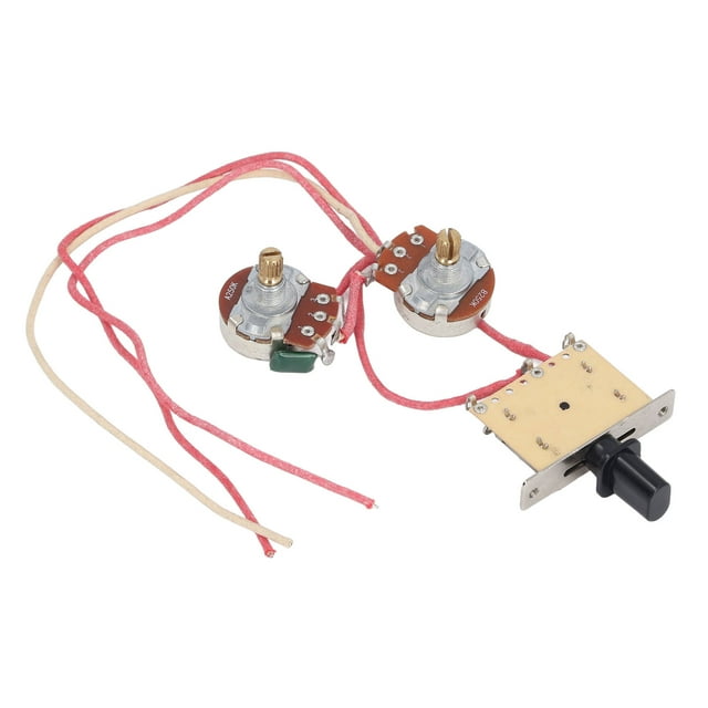Electric Guitar Wiring Harness Prewired Kit, Electric Guitar Wiring Harness Kit 3 Way Toggle Switch for Home