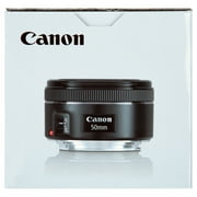 Canon EF 50mm f/1.8 STM Lens, DSLR Lens, Fixed Focal Length, Compatible with EOS DSLR Cameras, Compact, Lightweight Design, Portraits, Landscapes, Photography