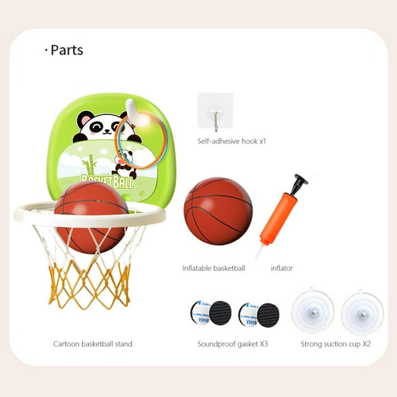 YUNAFFT Toddler Basketball Hoop Indoor,Mini Kids Basketball Hoop with Sticky Dart Board Toddler Toys,Birthday Gifts for 1-3 Year Old Boy