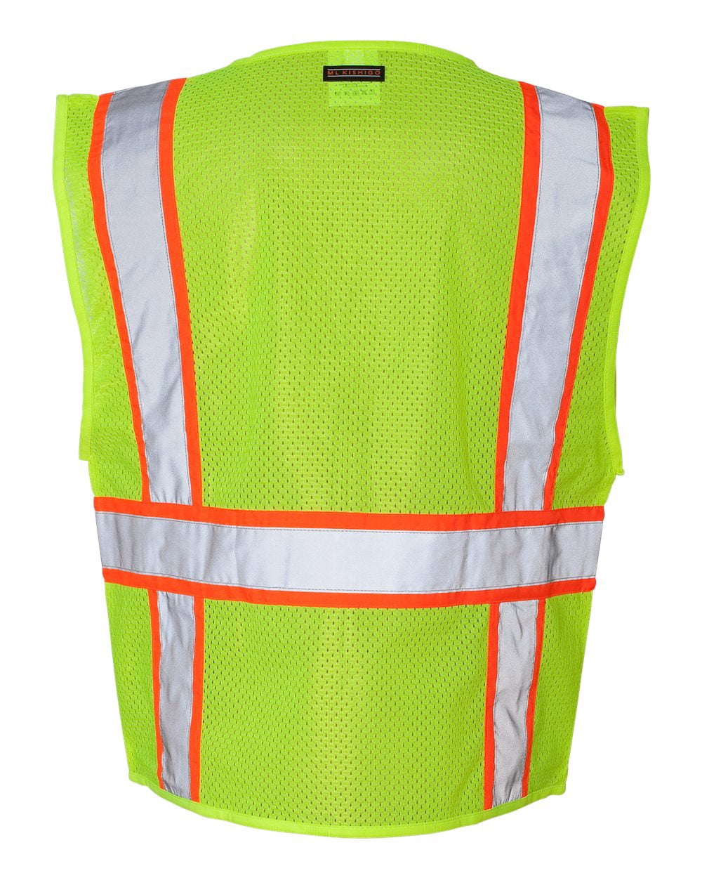 ML Kishigo Men's Solid Front Mesh Back Vest, Style 1163
