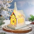 thumbnail image 3 of LED Lighted Christmas Village, Christmas Town Village Set, Christmas Village Buildings, Vintage Christmas Decor, Indoor Tabletop Decor for Home, Mantel, Holiday Display, 3 of 5