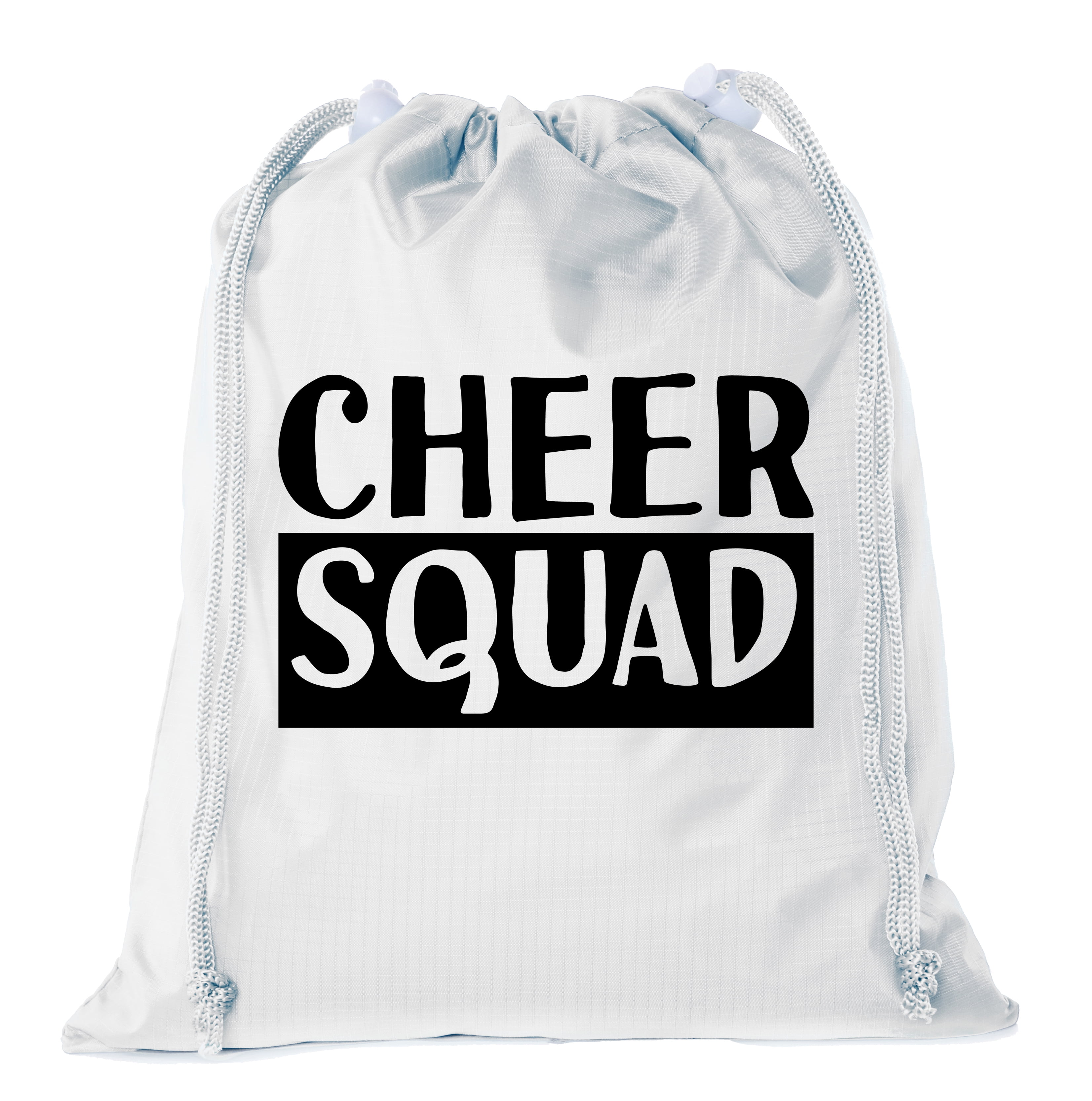 Mini Cheer Drawstring Bag Pom and Cheer Goodie Bag Team Cheer and Pom Cinch Bags