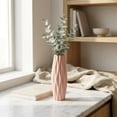 thumbnail image 4 of Unique Bargains Clear Plastic Slim Single Stem Bud Vase Pink 1.8" x 1.8" x 8.3", 4 of 6