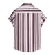 thumbnail image 2 of Camisas Para Hombre Slim Fit Hombres Verano Hawaii Solapa Tops Impreso Turndown Collar Loose Top Camisa de manga corta Casual Fashion Top (Pink, M), 2 of 6