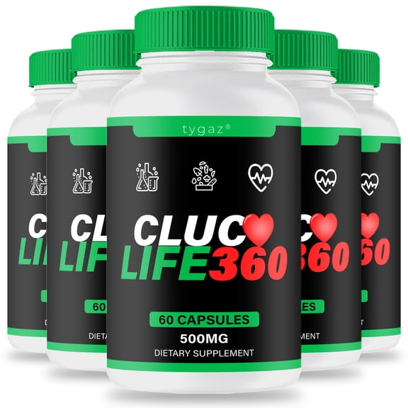 (5 Pack) Gluco Life 360 - Gluco Life 360 Pill Supplement