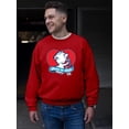 thumbnail image 2 of Born To Chill Heart - Cozy Polar-Bear ICEE Graphic Men's Sweatshirt, 2 of 4