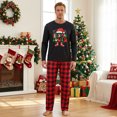 thumbnail image 2 of RUINIXCW Family Christmas Pajamas Matching Set Xmas Jammies Holiday Outfit for Couples Women Men PJS Set Santa Hat Letters Print Sleepwear Loungewear, 2 of 10