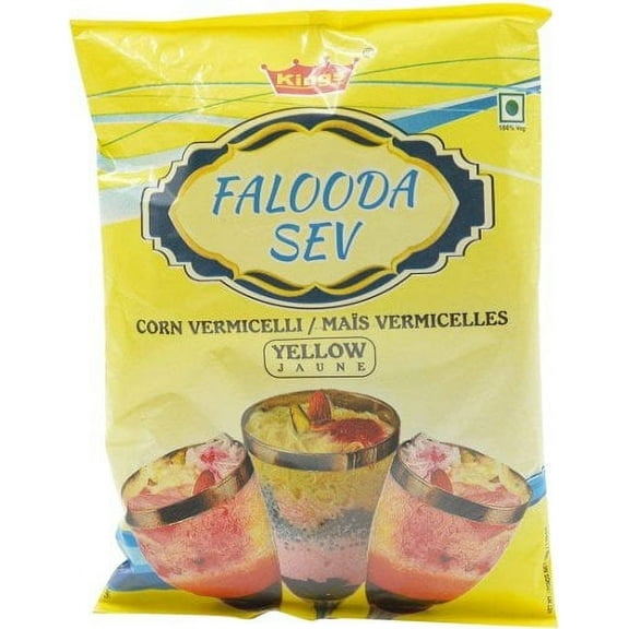 Falooda Sev - Corn Vermicelli Yellow 50 gm Pack of 2