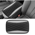 thumbnail image 1 of LAICAIW Car Center Console Cover, Universal Leather Waterproof Armrest Seat Box Cover Protector, Comfortable Car Decor Accessories Fit for Most Cars, Vehicles, SUVs-Gray, 1 of 7