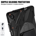thumbnail image 3 of For Lenovo Tab 10.1 inch 2025 TB311FU/TB311XU Case, 360 Hand Strap, Shoulder Strap, Kickstand, Rugged Drop Protection, Black, 3 of 6