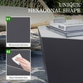 thumbnail image 6 of UPHA 28-inch Outdoor Concrete Coffee Table, Patio Hexagon Side Table for Outside Yard, Deck, Living Room, Bedroom, Dark Gray, 6 of 10
