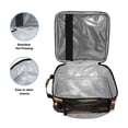 thumbnail image 3 of Square Lunch Bag 10.5*3.5*9.5 Inches Cooler Bag Lunch Bag Insulation Portable Durable Fashion Colorful Cartoon Jellyfish, 3 of 6