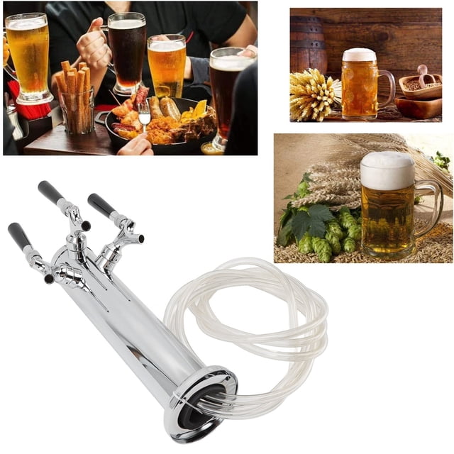 Tap Beer Tower,Draft Beer Kegerator Tower Draft Beer Kegerator Tower Beer Faucet Tower Multi-Functional