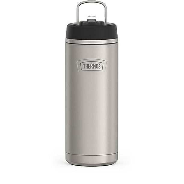 Botella de Agua de Acero Inoxidable de la Serie ICON de THERMOS con Pajita