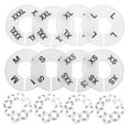 thumbnail image 7 of WHAMVOX 40pcs Round Plastic Closet Size Dividers for Wardrobe Organization Easy to Identify Clothing Rack Separators for Store and Display Room, 7 of 7