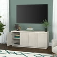 thumbnail image 3 of Henn&Hart 57.13" Alder White MDF TV Stand, 3 of 5
