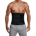 thumbnail image 1 of VASLANDA Sauna Waist Trimmer Belt, Wide Men Workout Waist Trainer, Sweat AB Belt with Adjustable Double Straps, Weight Loss Back Support Neoprene Snug Fit Belly Belt, 1 of 6