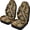 Tree Camo, variant on XYZCANDO Stretchable Auto Seat Covers Set Sedan Van Vehicle, Breathable Washable Automotive Accessories Set of 2 Stretchy Cloth Leaves Hunting