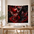 thumbnail image 5 of Embracing Figures Pale with Skinned Figure Figure Flowing, Spooky Gothic for Gothic Decor Fans, Dark Art Decor, Halloween Gift, Tapestry Wall Hanging for Bedroom and Dorm, 5 of 7