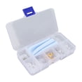 thumbnail image 2 of Almohadillas para la nariz de lentes de silicona, kit de reparación de vidios para ojos ligero anti -slip de olor cómodo con gafas caja de almacenamiento de tela para la, 2 of 7