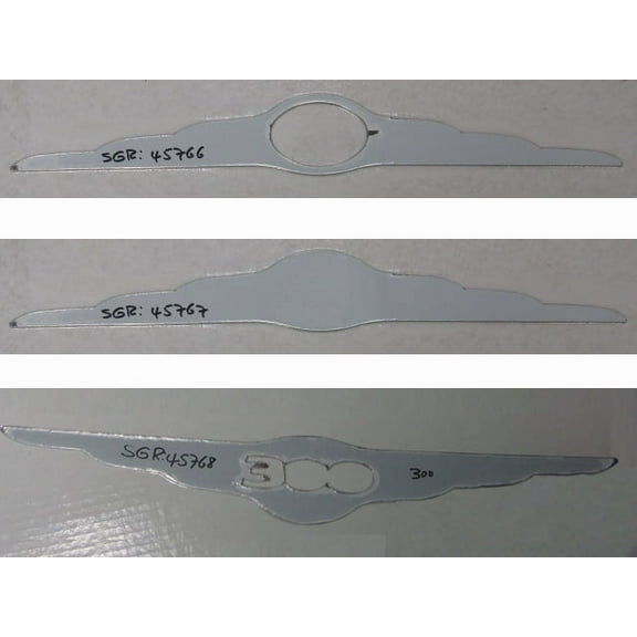 Stainless Steel Graphic Emblem 1Pc Fits 2005-2010 Chrysler SGR45767 QAA