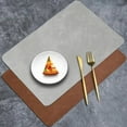 thumbnail image 6 of placemat Countertop Placemat Countertop Drying Mat Waterproof Faux Leather Placemat Heat-resistant Non-slip Dining Table, 6 of 7
