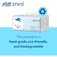 thumbnail image 2 of Zhro 40-Pack 4-Ply  Tissue Set, Plastic-Sealed - Total 4000 Sheets, Natural Wood Pulp, Smaller than Regular Tissue Box Size, No Fluorescents, Hypoallergenic, Gentle & Environmentally Safe (40), 2 of 7