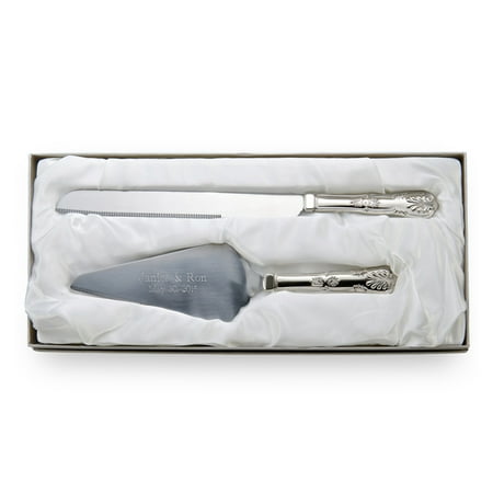Personalized Wedding  Cake  Stainless Steel Knife Server  Set  