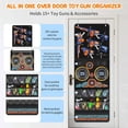 thumbnail image 4 of Over the Door Organizer for Toy Guns, Storage Door Hanger for Toy Blasters, Darts, Goggles- Hanging Storage Organizer Bag for Game Rooms,Bedroom, Large Capacity, 4 of 7