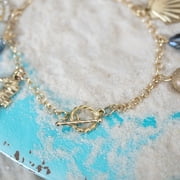 ابن عم Diy مجوهرات معدنية تبديل المشابك مع الخرز تجعيد، 11 مجموعات، 44 قطعة، الانتهاء من الذهب