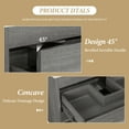 thumbnail image 4 of KGAR 24 inch Bathroom Vanity with Sink,Mordern Floating Bathroom Cabinet,Wall Mounted Vanity,Grey, 4 of 6