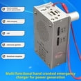 thumbnail image 3 of Hand Powered Dynamo Charger Emergency Station–Hand-Crank Flashlight, Lighter & Radio with LED Torch, Portable Multi-Function Dynamo Light for Camping, Hiking, and Emergency Preparedness, 3 of 8