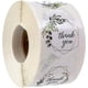 thumbnail image 2 of Pegatinas de agradecimiento BRI 500 hojas verdes 5 cm para envolver regalos de boda y hornear, 2 of 5
