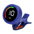 thumbnail image 2 of MERIGLARE Guitar Tuner 360 degreeRotating Ukulele Musical Instrument Accessory Clip on Tuner Blue, 2 of 9
