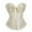 Beige, variant on HNMKIU Crop Tank Tops For Women Corset Top Lace Up Satin Boned Overbust Corset Bustier Top Plus Size Bridal Lingerie Bodyshaper Gothic Underbust Corset Top Bodysuit Sexy