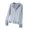 Grey, variant on Mdesiwst Women Sunscreen Coat Zipper Opening Hooded Ice Silk Anti-UV Thin Long Sleeve Great Breathability Pure Color Quick-drying Cycling Camping Jacket