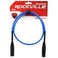 thumbnail image 4 of 4 Rockville 3' Female to Male REAN XLR Mic Cable 100% Copper (4 Colors), 4 of 9