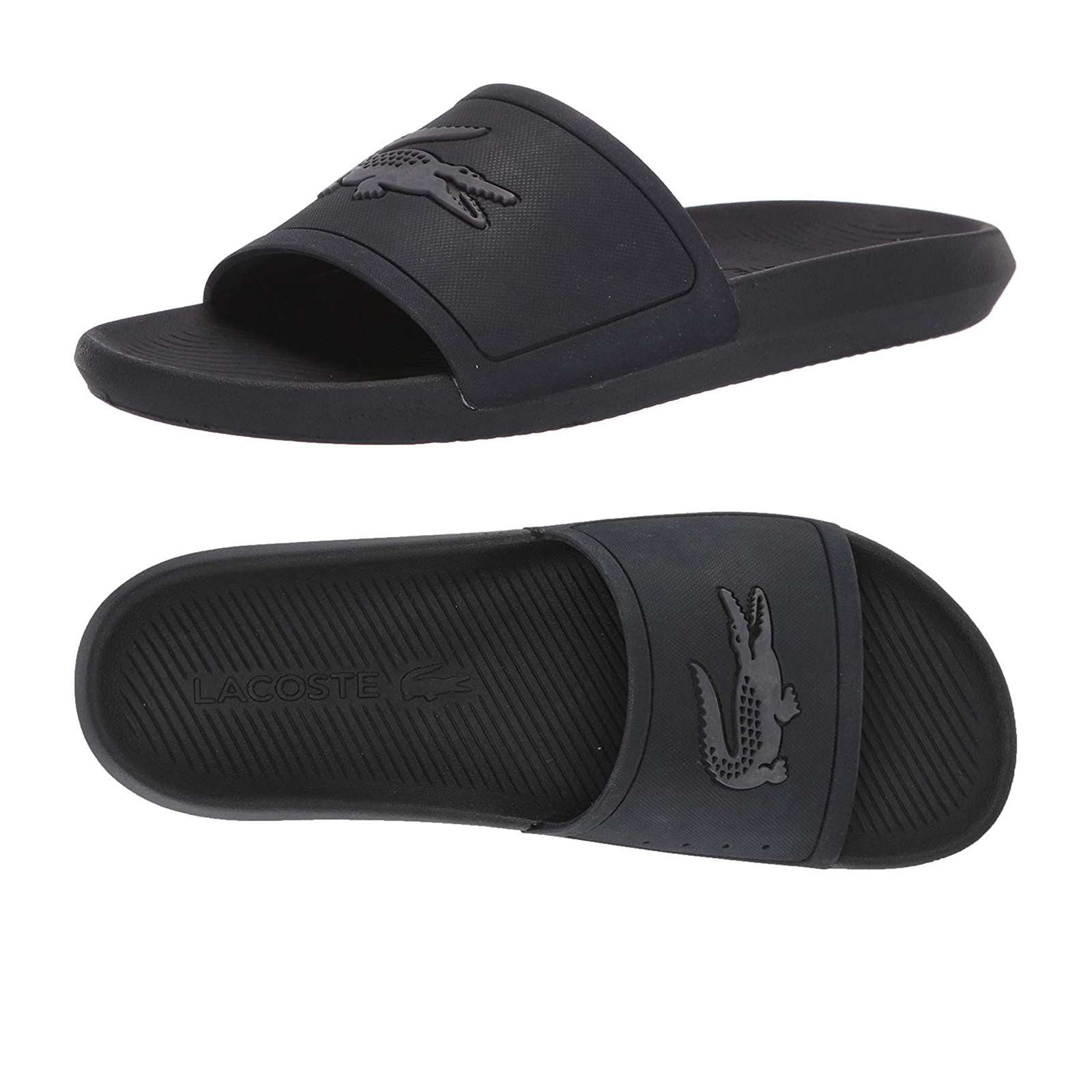 Lacoste Men Croco Slide Sandals