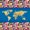Gold Blue, variant on Manfei World Map Queen Sheets,International Flags Queen Sheet Sets,Gold Blue,4-Piece,1 Flat Sheet, 1 Fitted Sheet and 2 Pillowcases