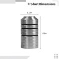 thumbnail image 4 of Archery Stabilizer Weight Set, Alloy Material, Includes 4 Weights and 6 Screws, Compatible with Recurve and Compound Bows, Reduces Vibration and Enhances Balance, 4 of 5