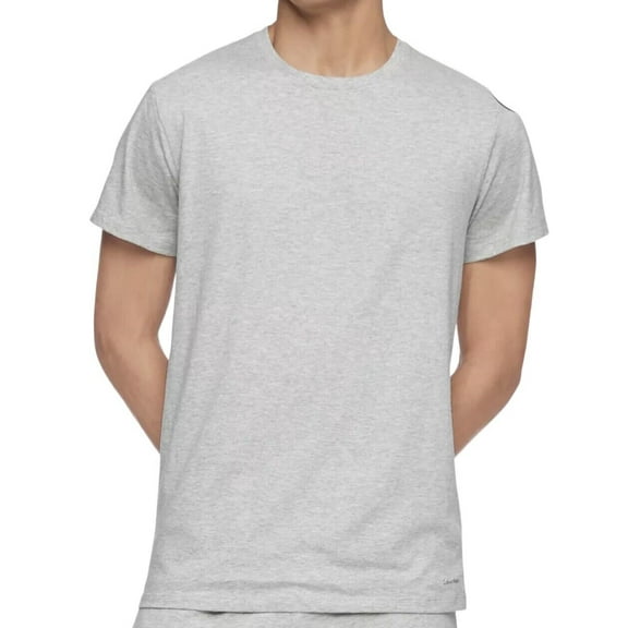 Calvin Klein Crew Neck T-shirt 5-Pack,Classic Fit,Cotton,Size Large