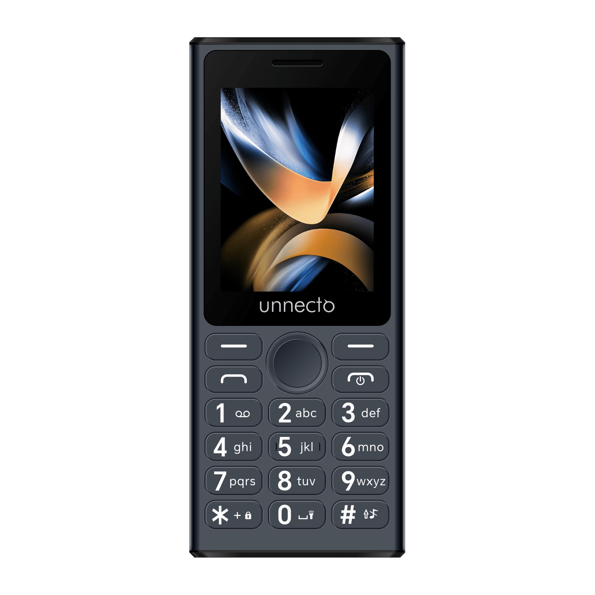 unnecto Bolt F1 | Dual SIM | 4G/LTE | Unlocked | Bluetooth | 2.4” Screen | Large Keypad | International Version | Grey