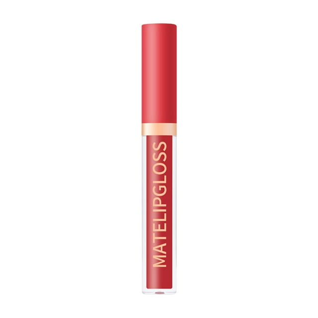 Rouges à Lèvres pour Femmes Mats Rouge à Lèvres Liquide Repulpant Maquillage Pigmenté Longue Durée Gloss Velours Imperméable Maquillage pour Filles et Femmes